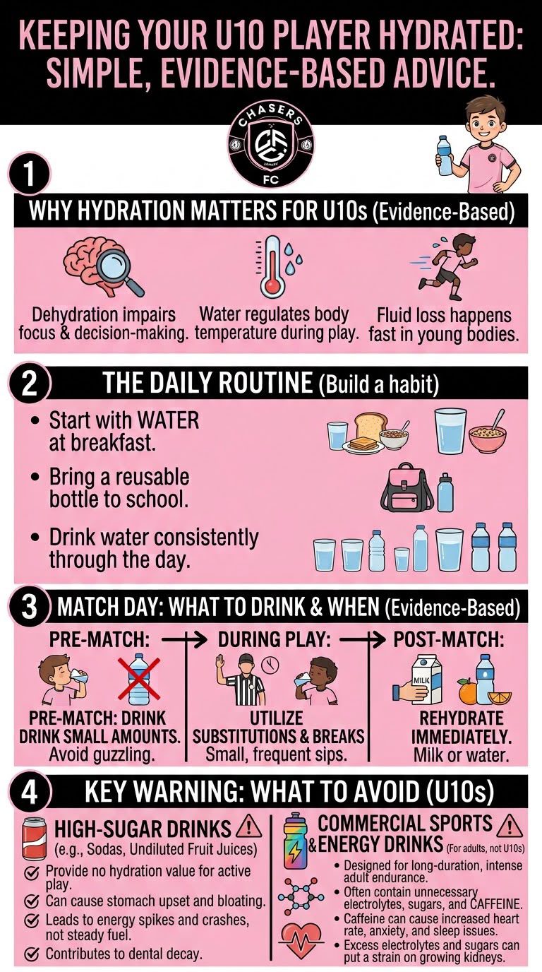 Keeping your U10 player hydrated